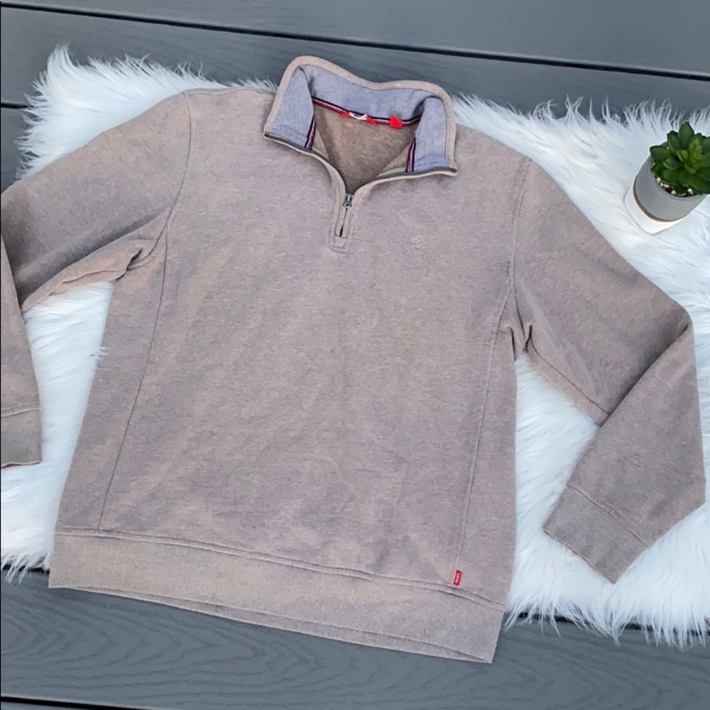 Izod three quarter zip sweater
